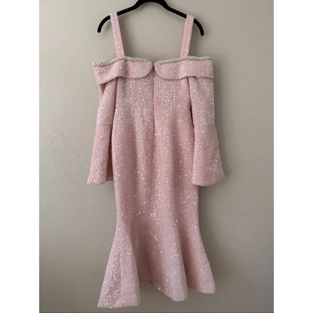 Lavish Alice Sequin Boucle Midi Dress - Picture 5 of 9
